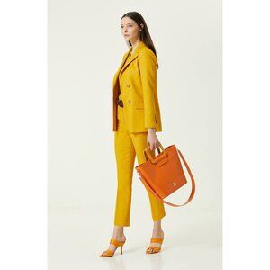 ELANTUR Yellow Straight Leg Pants – New